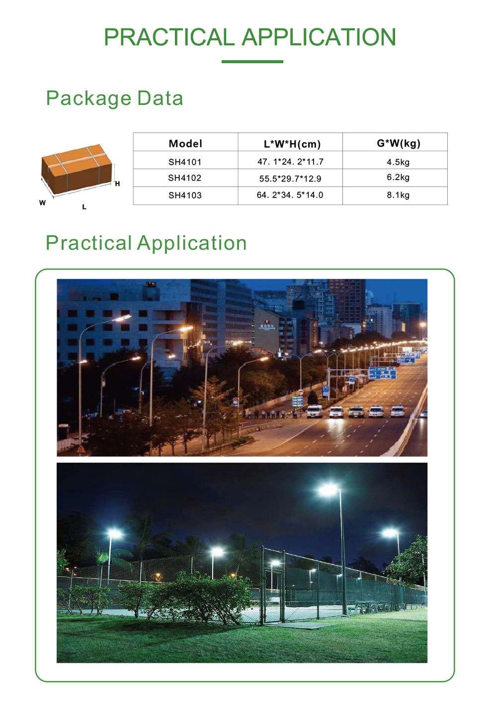 SH4101 Series LED Street Light